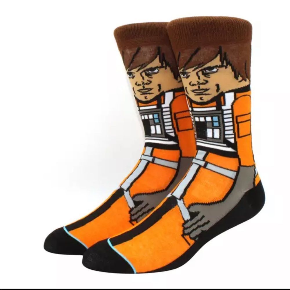 Luke Skywalker Star Wars Novelty Socks